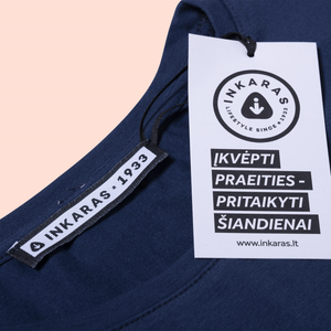 Moteriški marškinėliai INKARAS NAVY - www.inkaras.lt