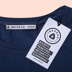 Moteriški marškinėliai INKARAS NAVY - www.inkaras.lt